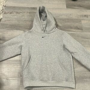 Silver Nike oversize hoodie
